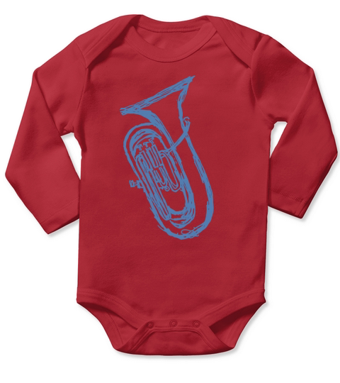 Euphonium T-shirt Long Sleeve Baby One-Piece