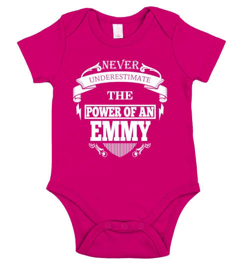 EMMY - Never underestimate the power of EMMY - EMMY name - EMMY Name Gifts - birthday gifts for EMMY - EMMY Shirts - EMMY T-shirt - Best Sellers Short Sleeve Baby One-Piece