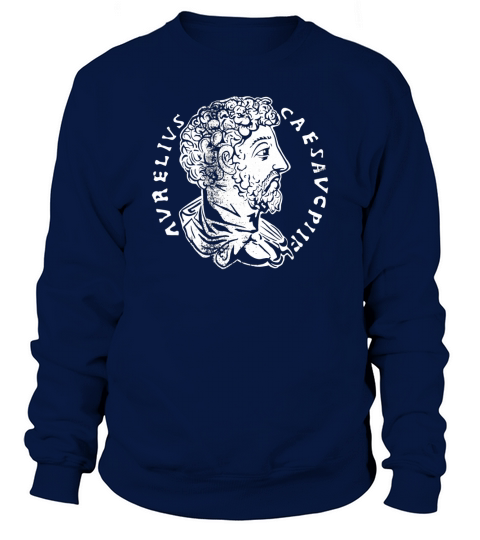 Stoicism Marcus Aurelius Ancient Roman Coin Stoic Sweatshirt Unisex