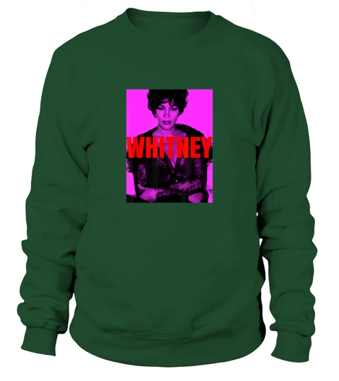 Whitney Houston Official Hot Pink Red Shirt Sweatshirt Unisex