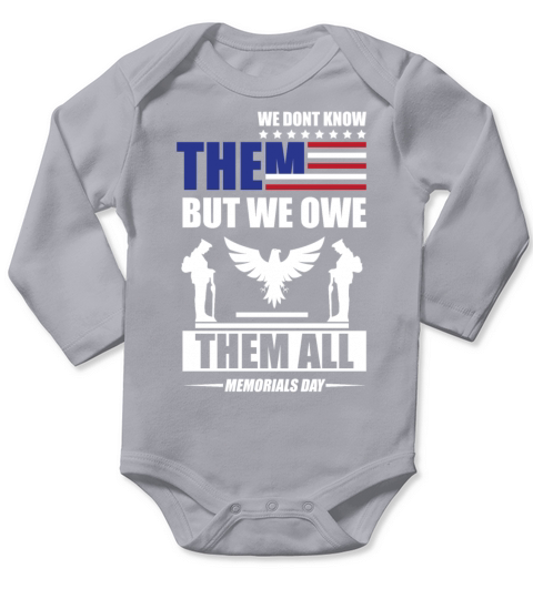 Memorial Day Soldier Never Forgotten 2019 Shirt Long Sleeve Baby One-Piece