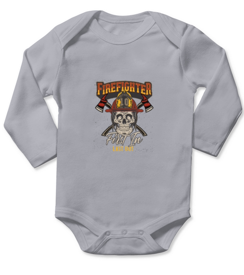 Firefighter Long Sleeve Baby One-Piece