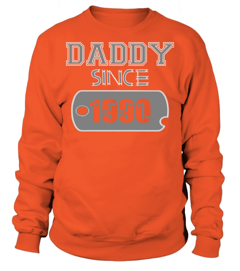 Daddy Since Tag 1990 Happy Fathers Day Men's Sweatshirt