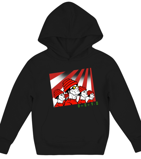 Devo RED Kids Hoodie