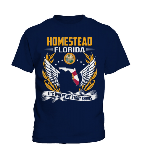 Homestead, Florida - Its Where My Story Begins Kids T-Shirt