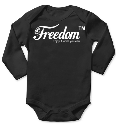 Freedom a coca cola parody Long Sleeve Baby One-Piece