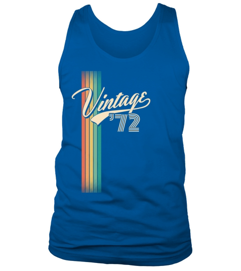 Vintage 1972 - 50 years old - 50th birthday gift Tank Top Unisex