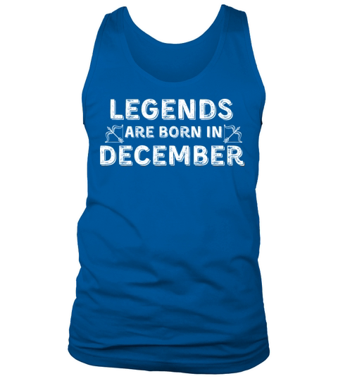 Legends are born in december Men's Tank Top