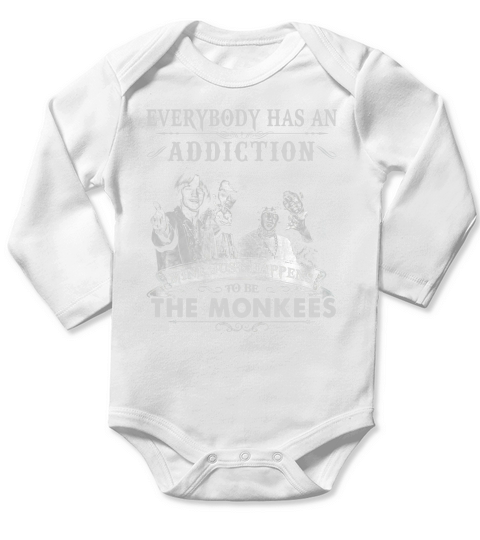 Limited Edition! I Love The Monkees Long Sleeve Baby One-Piece