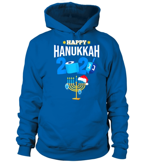 Happy Hanukkah 2020 Quarantine Hanukkah Jewish Women's Hoodie