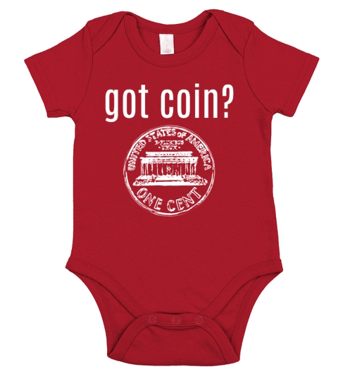 Coins Short Sleeve Baby One-Piece