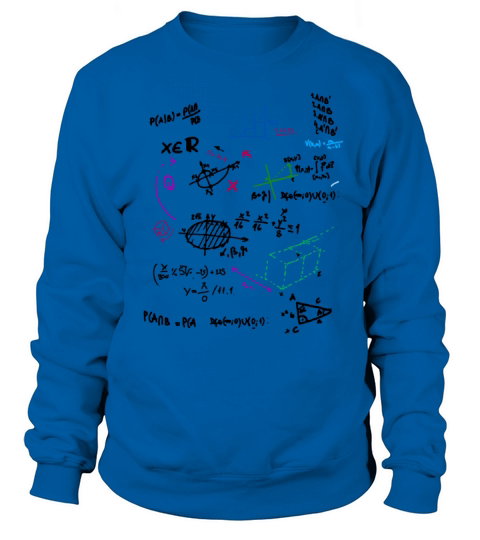 Math Complex Mathematical blackboard with formula Women's Sweatshirt