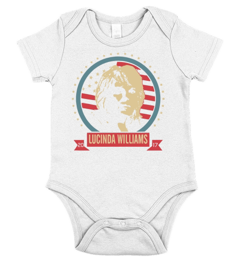 Lucinda Williams Tshirt Short Sleeve Baby One-Piece