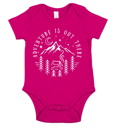 adventure is out there camp colorado Short Sleeve Baby One-Piece