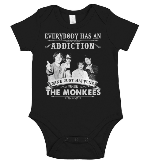 Limited Edition! I Love The Monkees Short Sleeve Baby One-Piece
