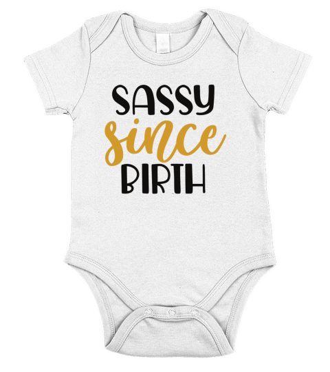 Sassy since birth Short Sleeve Baby One-Piece