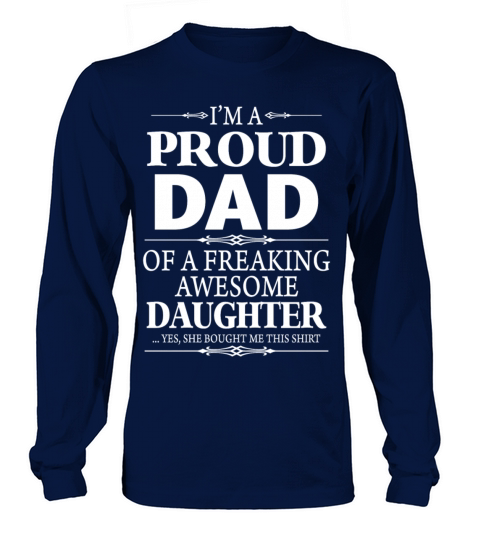 Proud Dad Women's Long Sleeve