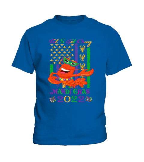 lets get gray Funny Mardi gras Crawfish Kids T-Shirt