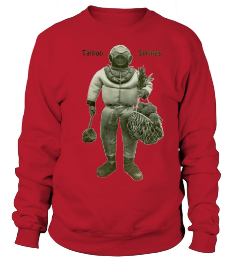 Vintage Tarpon Springs Florida Sponge Diver Men's Sweatshirt