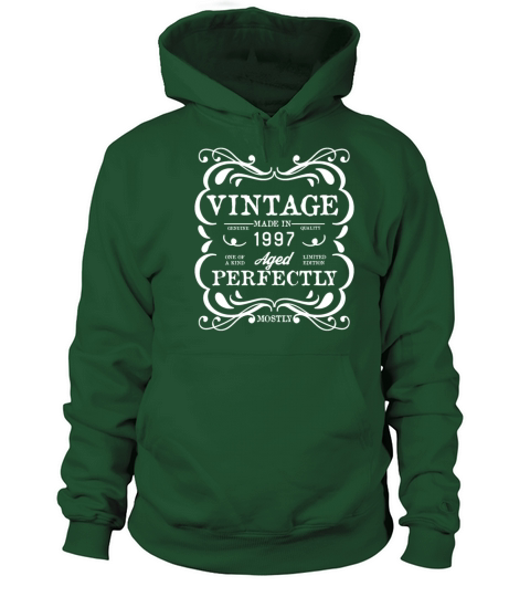 1997 Vintage born in Retro age Birthday gift idea Women's Hoodie