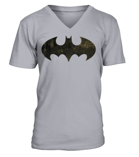 Justice League Batman Logo Men's V-Neck T-shirt