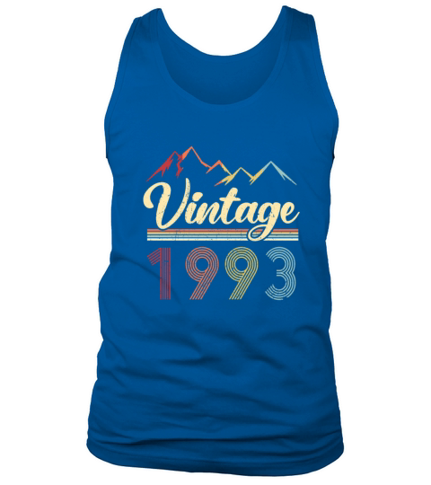Vintage 1993 28th Birthday Retro 28 Years Old Men's Tank Top