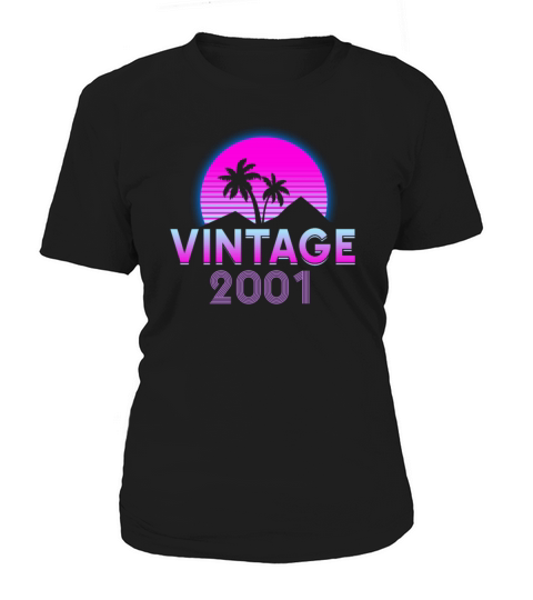 Retrowave Vintage 2001 Birthday Gift Idea Women's T-Shirt