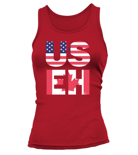 US EH American Canadian Funny Meme Quote Women's Tank Top