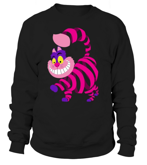 Grinning Cheshire Cat Halloween Wonderland Cats Women's Sweatshirt
