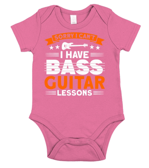 Musician Play Guitar Bass Guitar gift Short Sleeve Baby One-Piece
