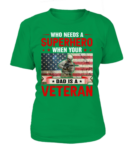 Who Needs A Superhero Veteran Women&#039;s T-Shirt