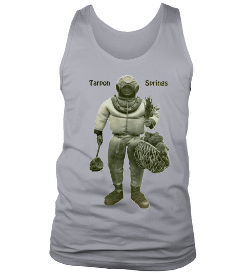 Vintage Tarpon Springs Florida Sponge Diver Men's Tank Top