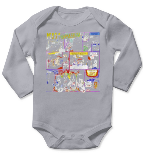 KISS  1980 Unmasked TShirt Long Sleeve Baby One-Piece