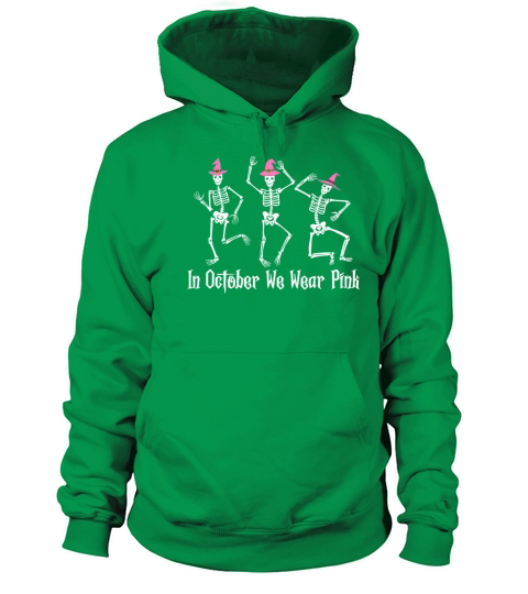 Breast Cancer Halloween October Pink Men's Hoodie
