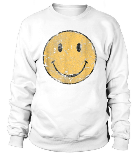 Vintage 70 Smiley Face Women's Sweatshirt