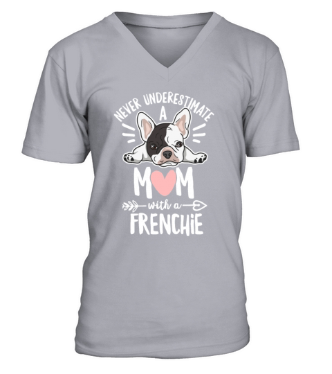 French Bulldog Design for your Frenchie Mom Men's V-Neck T-shirt