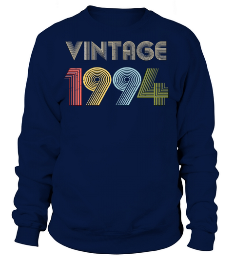 27th Birthday Vintage Shirt Born In 1994 Gift Tee Women's Sweatshirt
