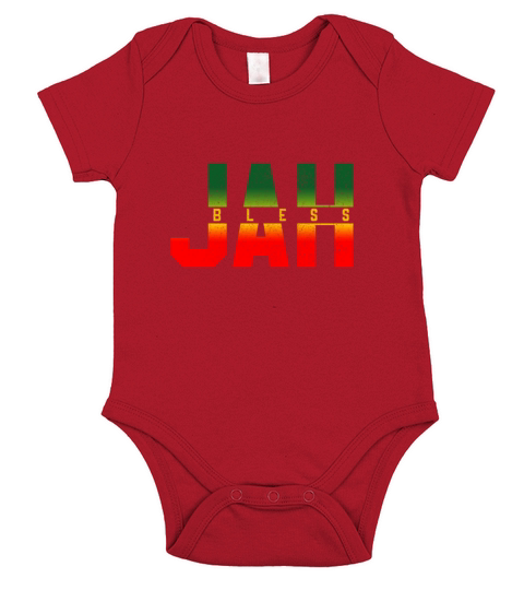 Jah Bless - Rastafari Reggae Music Jamaica Short Sleeve Baby One-Piece