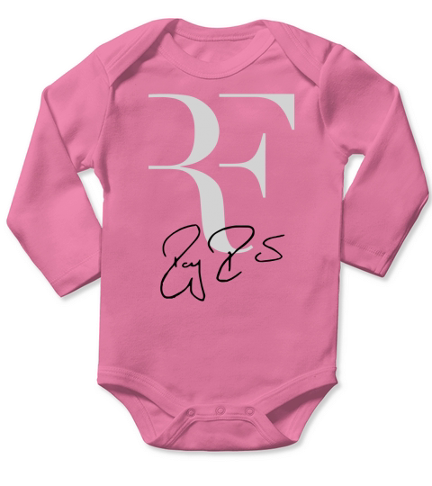 Rf logo roger federer perfect tennis shirt hoodie Long Sleeve Baby One-Piece