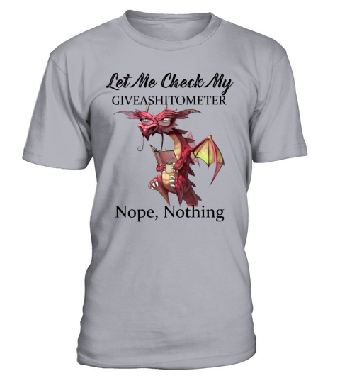 Let Me Check My Giveashitometer Nope Nothing Funny Men's T-Shirt