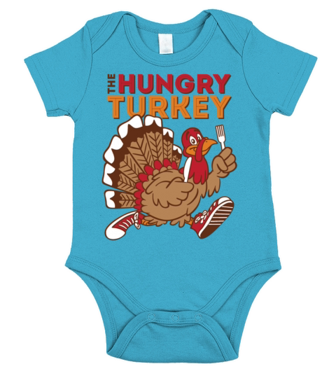 turkey thanksgiving design Short Sleeve Baby One-Piece