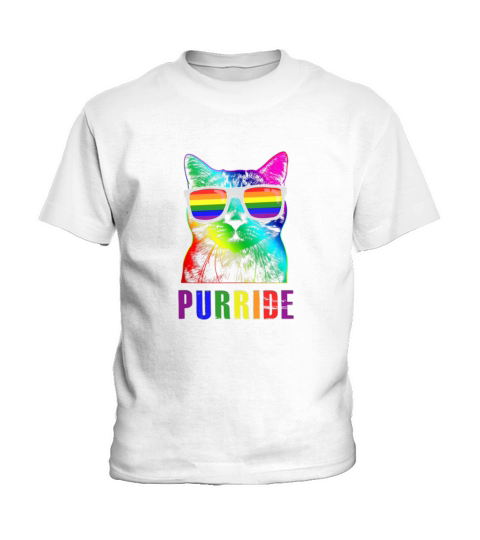 Gay Pride Shirts for Women Men LGBT Cat Gift Kids T-Shirt