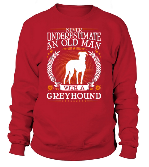 Greyhound Old Man British Women's Sweatshirt