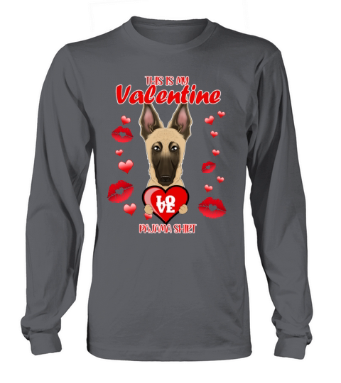 This Is My Valentine Pajama I Malinois Women's Long Sleeve