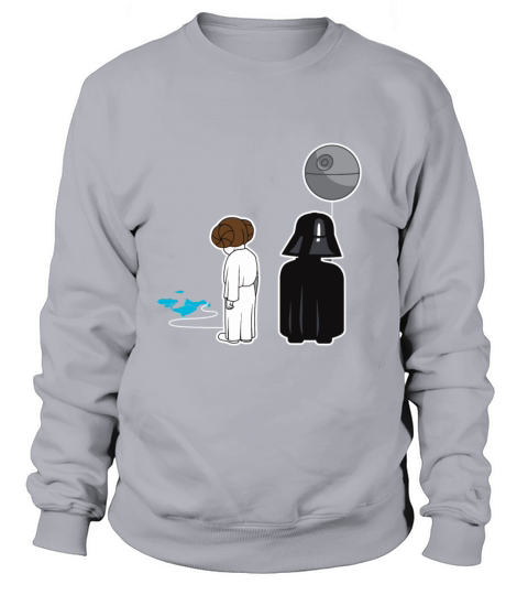 Funny star wars Leia and Darth Vader Women's Sweatshirt
