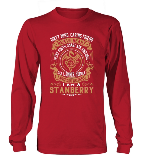 STANBERRY Brave Heart Dragon Name Shirts Long sleeved Unisex