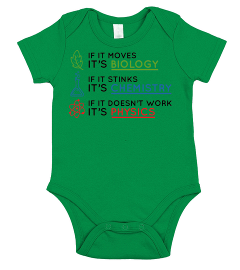 Science Short Sleeve Baby One-Piece