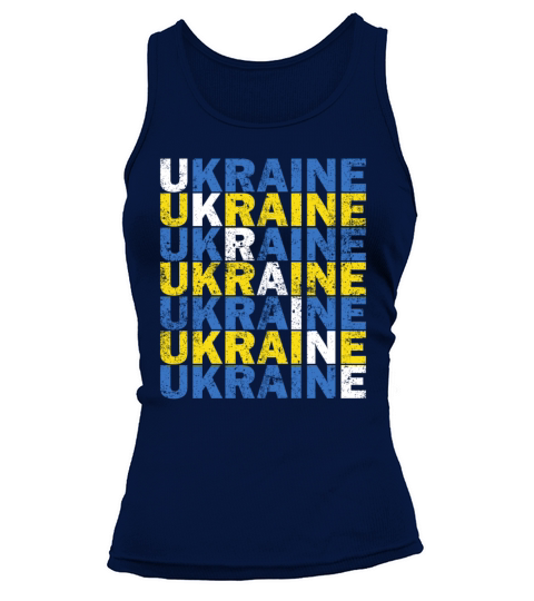 Ukraine Vintage Flag Shirt Ukrainian Gifts Tank top Woman