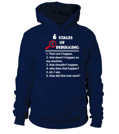 Programmer - 6 stages of debugging awesome t - s Women's Hoodie
