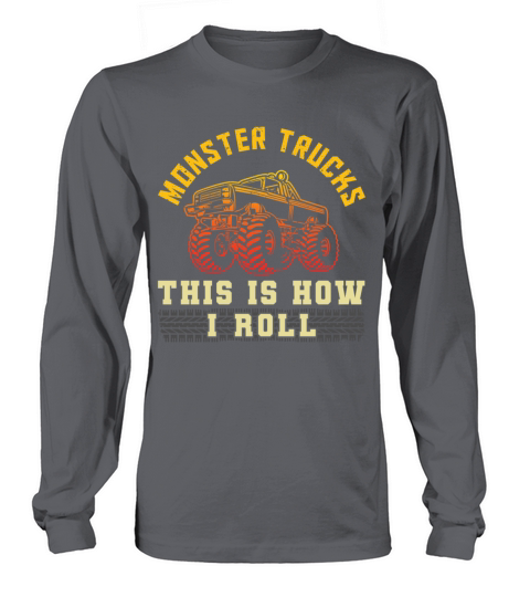Retro Vintage Monster Trucks This Women's Long Sleeve